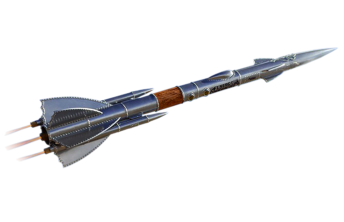 Display model rocket kits