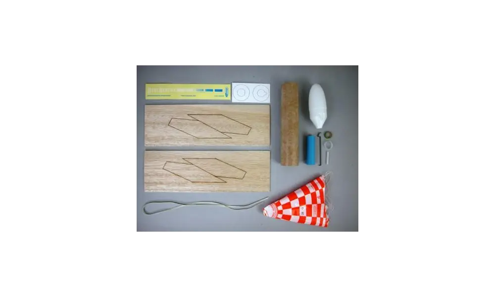 Baby Bertha Model Rocket Kit, vaardigheidsniveau 1 wisselstroommotoren, 4 image