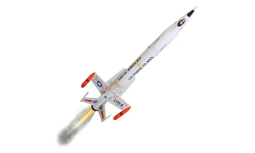 Interceptor raketmodelbyggesæt - færdighedsniveau 2 - BC-motorer, 18 mm montering - Estes, 4 image model rocketry
