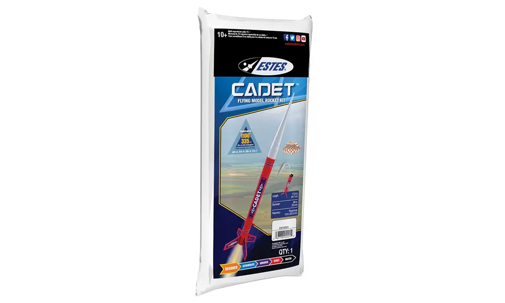 Cadet model rocket kit - skill level 1, 18mm-mount-A-C rocket engines - Estes, 4 image model rocketry