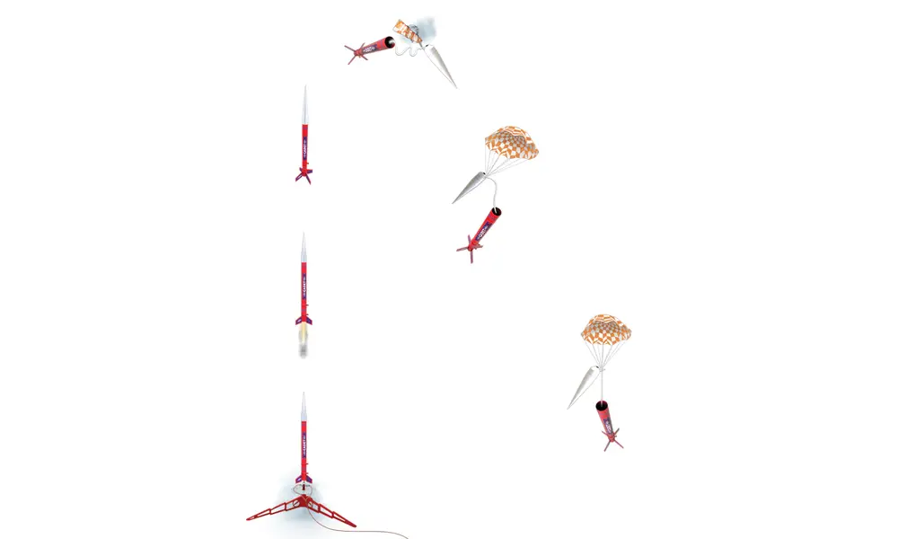 Cadet model rocket kit - skill level 1, 18mm-mount-A-C rocket engines - Estes, 5 image model rocketry