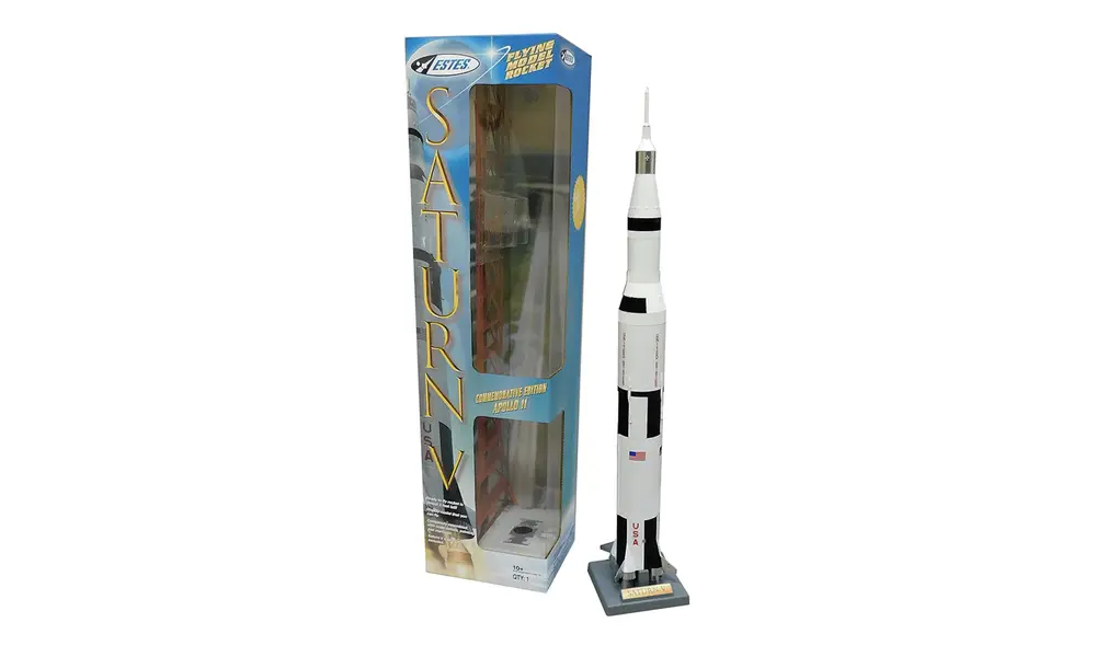 Saturn V modelbouwpakket schaal 1:200 - Ready to Fly C-motoren - Estes