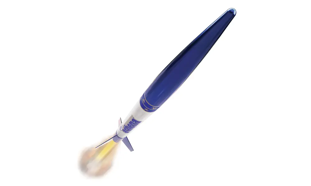 Estes Athena model rocket kit, ready to fly A-C motors, 4 image model rocketry