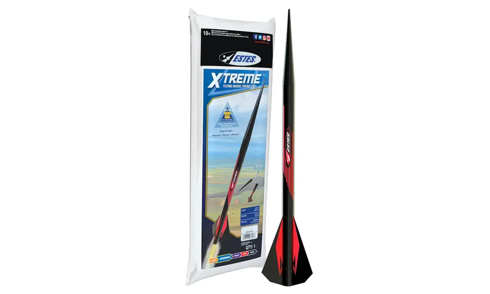 Stavebnice modelu rakety Xtreme - úroveň dovedností 1, 18mm montážní AC raketové motory - Estes