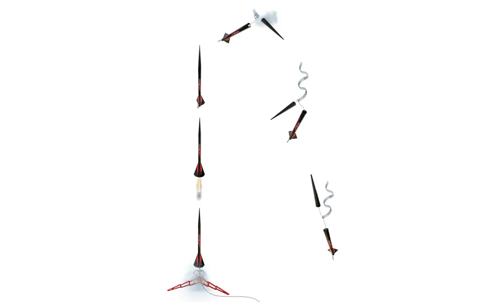 Kit de cohete modelo Xtreme - nivel de habilidad 1, motores de cohete AC de montaje de 18 mm - Estes, 4 image