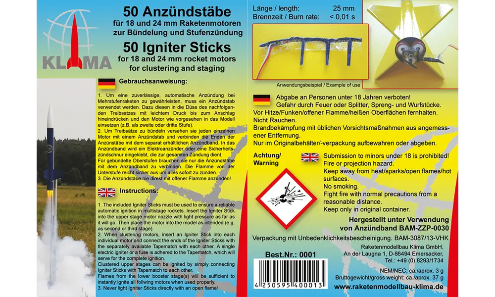 Lightning sticks 50 piezas - Klima - Para uso con tapematch, Opciones de producto: Tapematch - relámpagos 50ud, 5 image