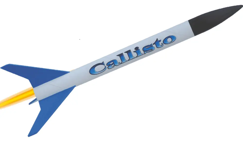 Callisto model rocket kit - skill level 1 - 18mm mount-A-C motors  - Klima model rocketry