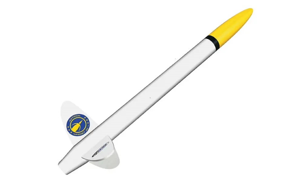 Model rakety Astron Sprint XL - vysoká úroveň letových dovedností, 2-CE motory, 24mm montáž - Estes