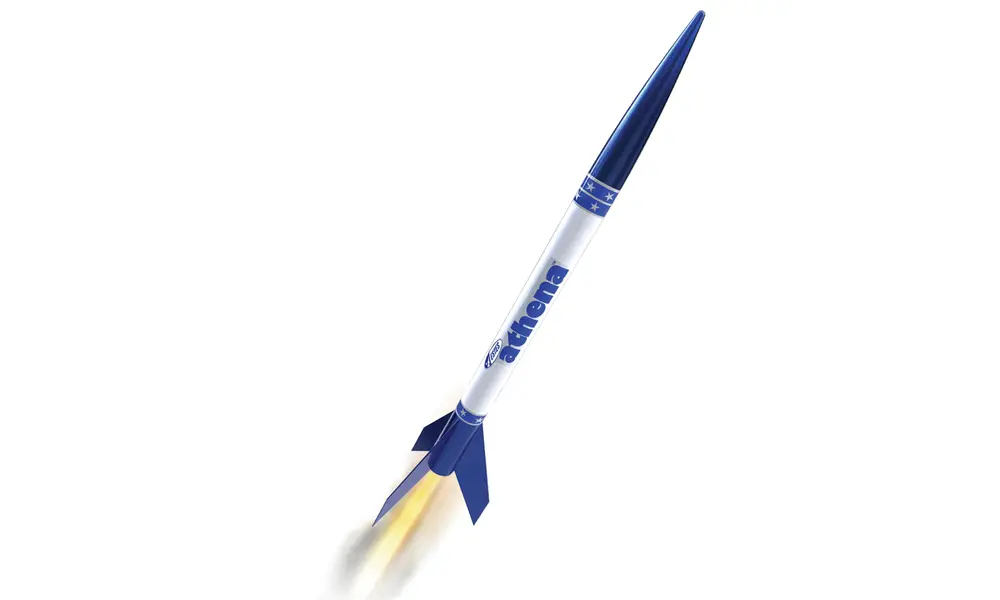 Estes Athena model rocket kit, ready to fly A-C motors, 5 image model rocketry