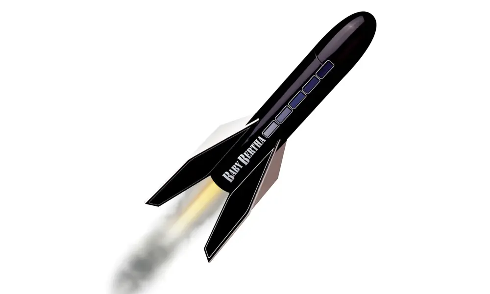 Baby Bertha Model Rocket Kit, vaardigheidsniveau 1 wisselstroommotoren, 3 image