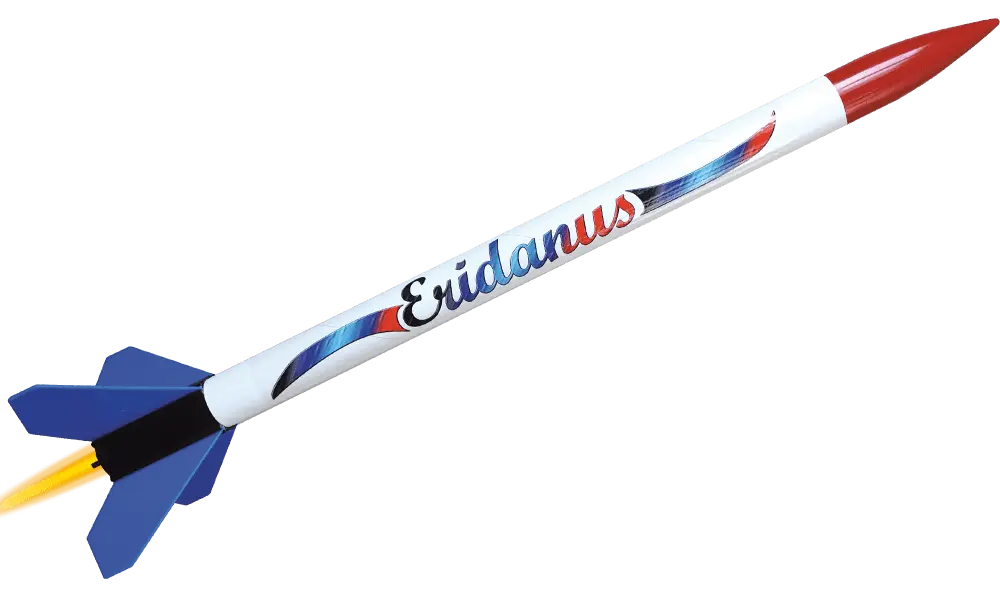 Eridanus model rocket kit, ready to fly, 18mm mount, A-C motors, Klima model rocketry