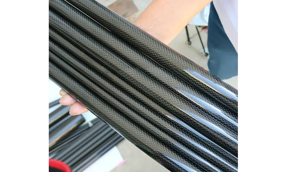 54 mm OD 50 mm ID - Tubo de fibra de carbono 3K - 1000 mm de longitud - cuerpo de marco de aire de alta resistencia, Opciones de producto: Tubo de fibra de carbono de 54/50 mm - 1000 mm de longitud