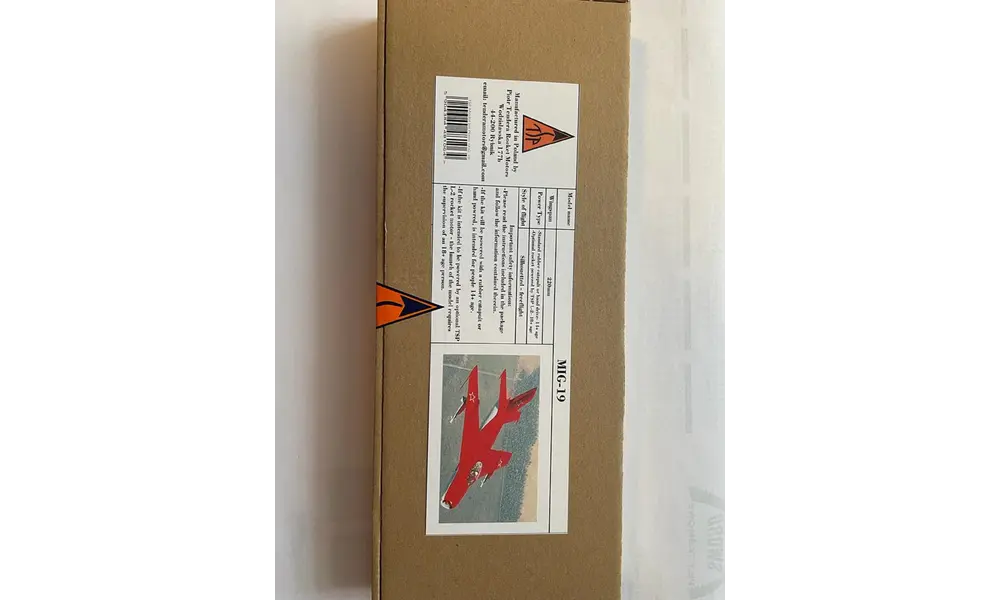 Raketový kluzák Mig - 19 pro motory TSP, 4 image