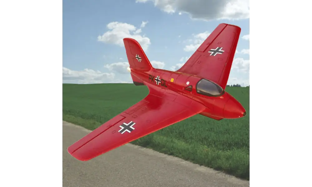 Dálkově ovládané motory D3-P Model Rocket Glider Me-163 - Klima