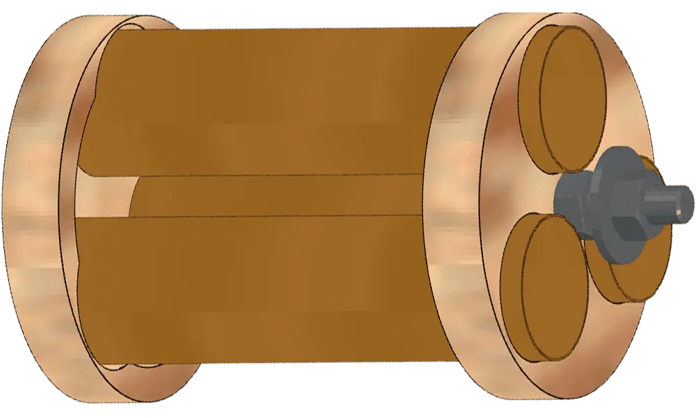Supporto motore 3x18mm / 48,8mm per tubi da 50mm