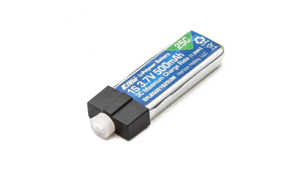 Batteria ai polimeri di litio (Li-Po) 1S 3,7 V 500 mAh 25 C LiPo, Altre opzioni di prodotto: 500 mAh 3,7 V Li-Po