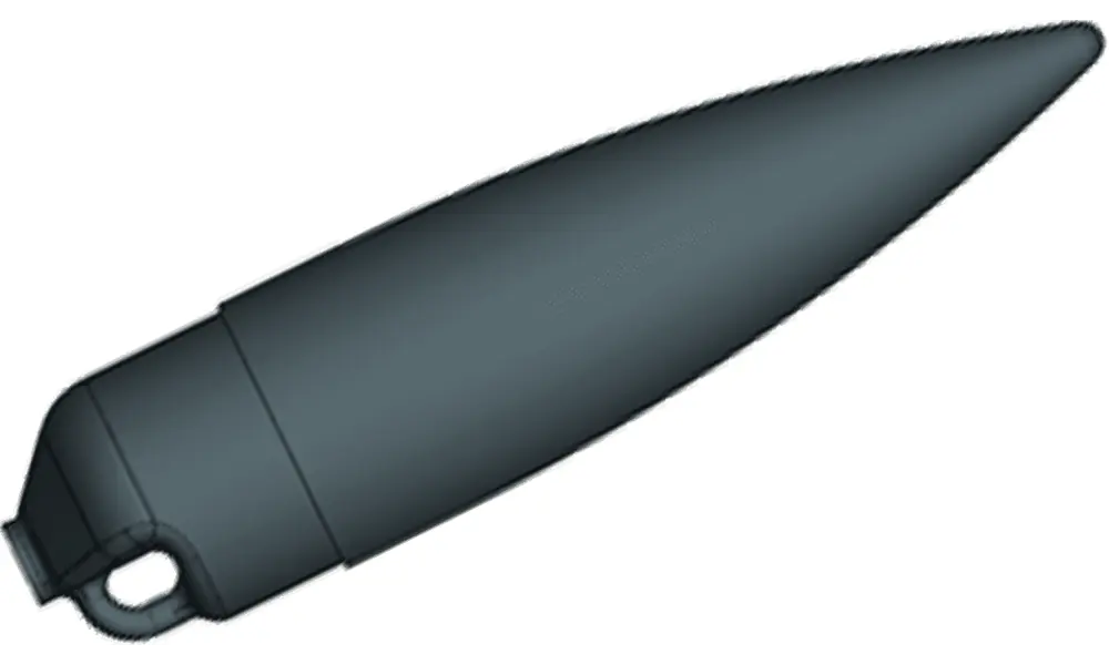 Punta del nasello da 26 mm, plastica ABS nera, Opzioni del prodotto: Muso Klima 26mm nero