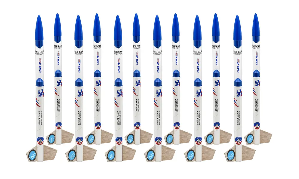 12x Estes Eagle S.C.R.V team kit - Glue on fins, 2 image model rocketry