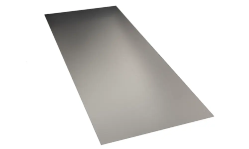 Verzinntes Stahlblech – 10" x 4" x 0,008" (250 mm x 100 mm x 0,2 mm) – Dekorative Veredelung