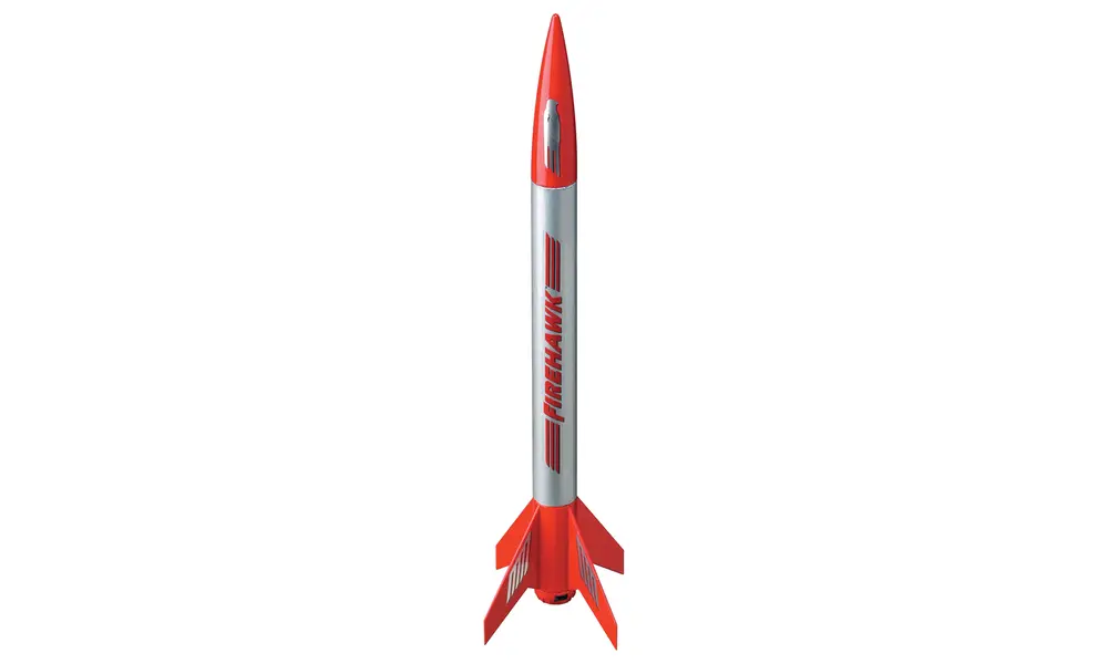 Firehawk Estes model rocket kit, 5 image model rocketry