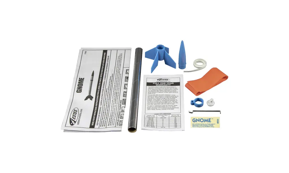 Estes Gnome - mini engine model rocket kit E2X, 2 image model rocketry