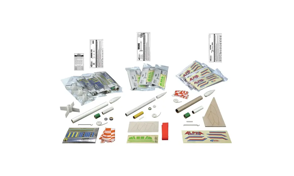 AVG bulk pack (12 rockets) Estes model rocket kits, 4 image model rocketry
