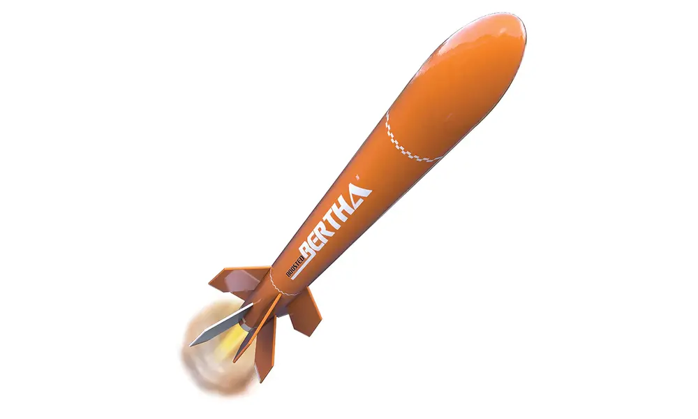 Boosted Bertha - two stage Estes model rocket, 8 image
