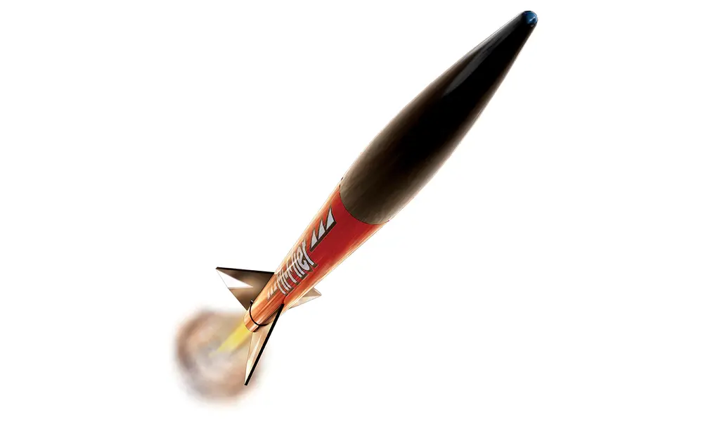 Stavebnice modelu rakety Estes Hi-Flier - úroveň dovedností 2, 18mm montážní AC raketové motory, 3 image