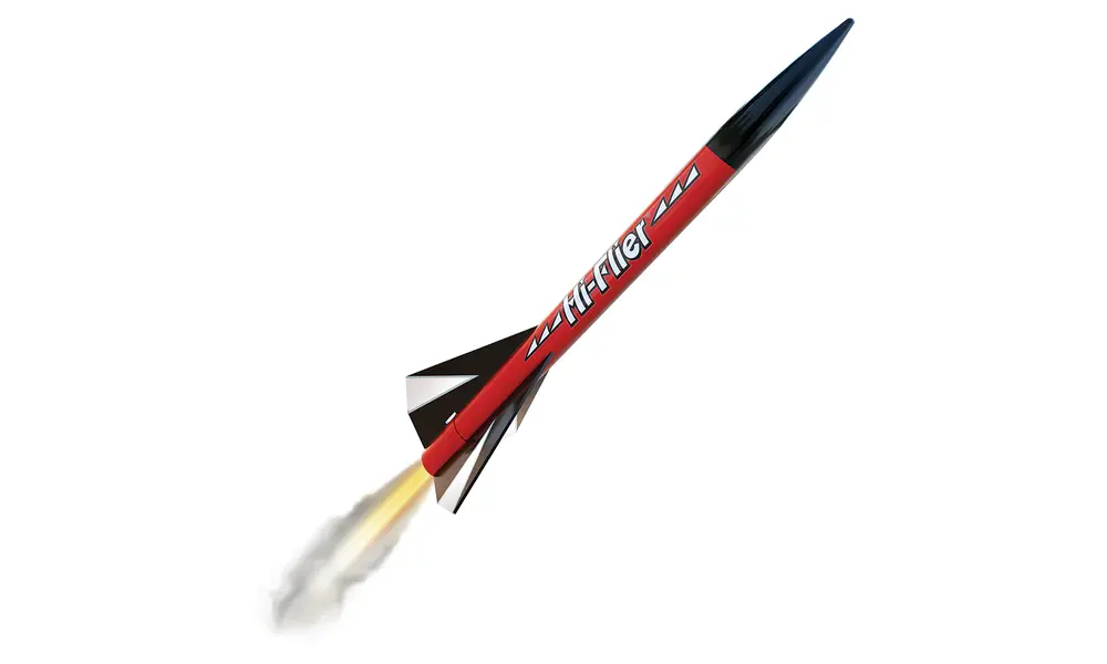 Stavebnice modelu rakety Estes Hi-Flier - úroveň dovedností 2, 18mm montážní AC raketové motory, 4 image