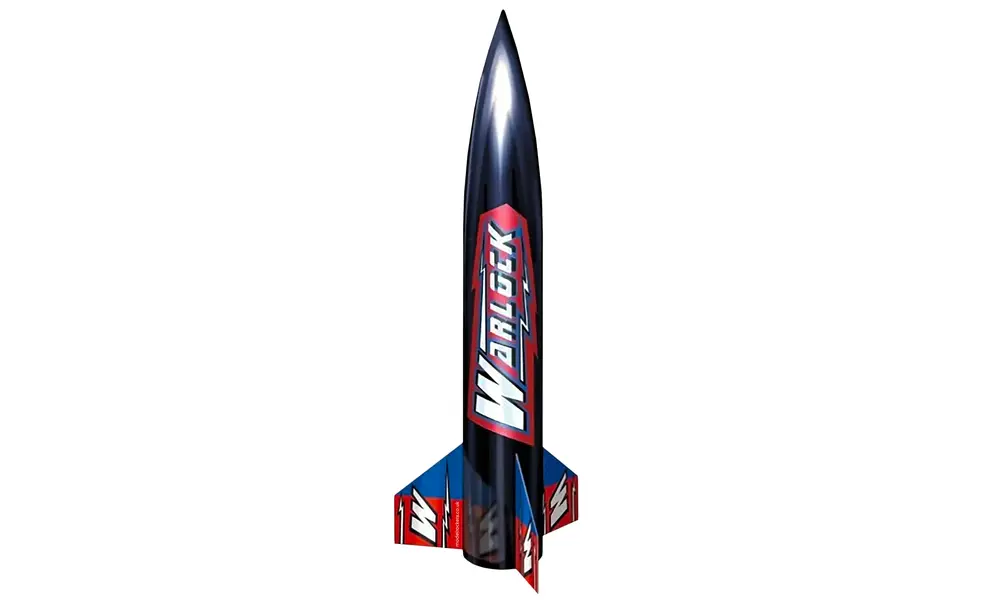 Warlock model rocket kit LOC precision - 7.5" / 190mm diameter model rocketry