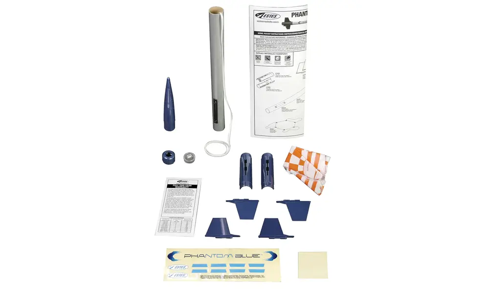 Kit de cohetes para principiantes Phantom Blue Estes, 2 image