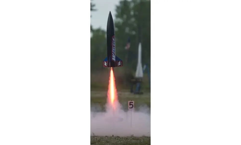 Warlock model rocket kit LOC precision - 7.5" / 190mm diameter, 5 image model rocketry