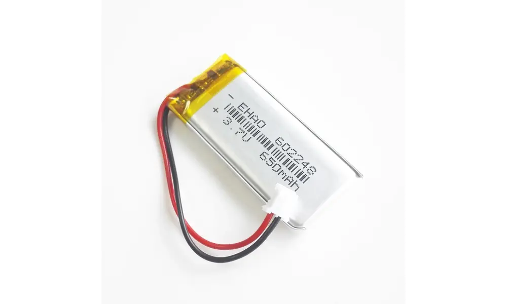 3.7v 650 mAh Lithium polymer Lipo recharegeable battery 2mm JST PH model rocketry