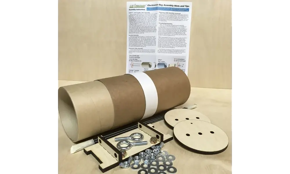 Elektronicaruimte 3" 75 mm - LOC Precision, Productopties: LOC E-bay-kit 3,0" 75 mm