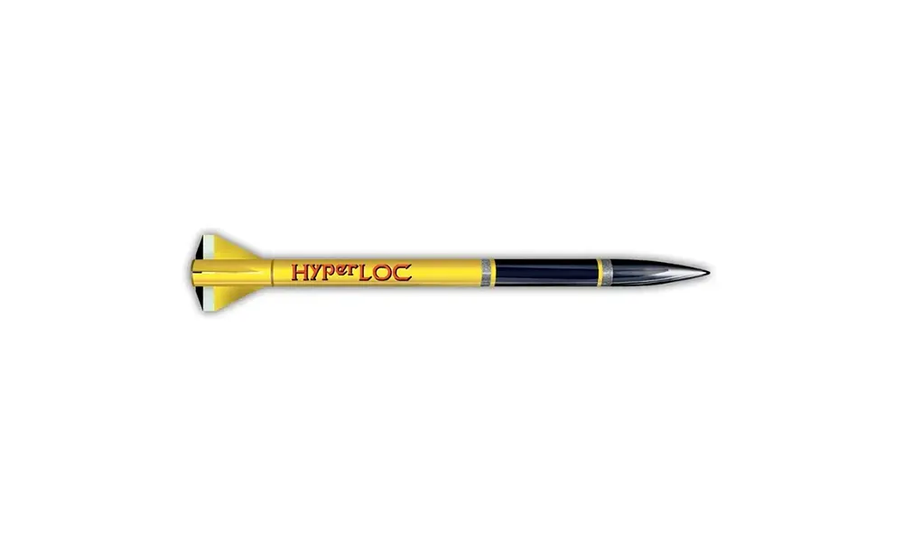 Park flyer hyperloc 160 model rocket kit, 3 image model rocketry