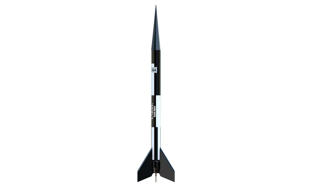 Модель ракети Estes Black Brant II - рівень майстерності 2, двигуни CD model rocketry