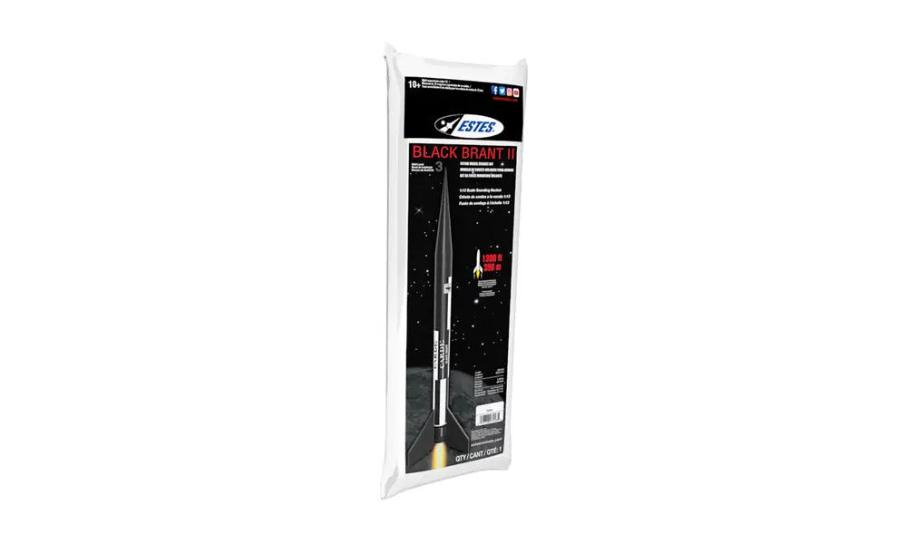 Модель ракети Estes Black Brant II - рівень майстерності 2, двигуни CD, 6 image model rocketry