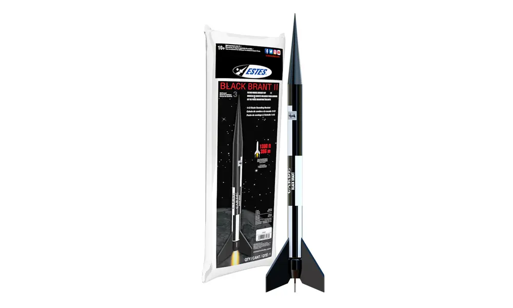 Модель ракети Estes Black Brant II - рівень майстерності 2, двигуни CD, 2 image model rocketry