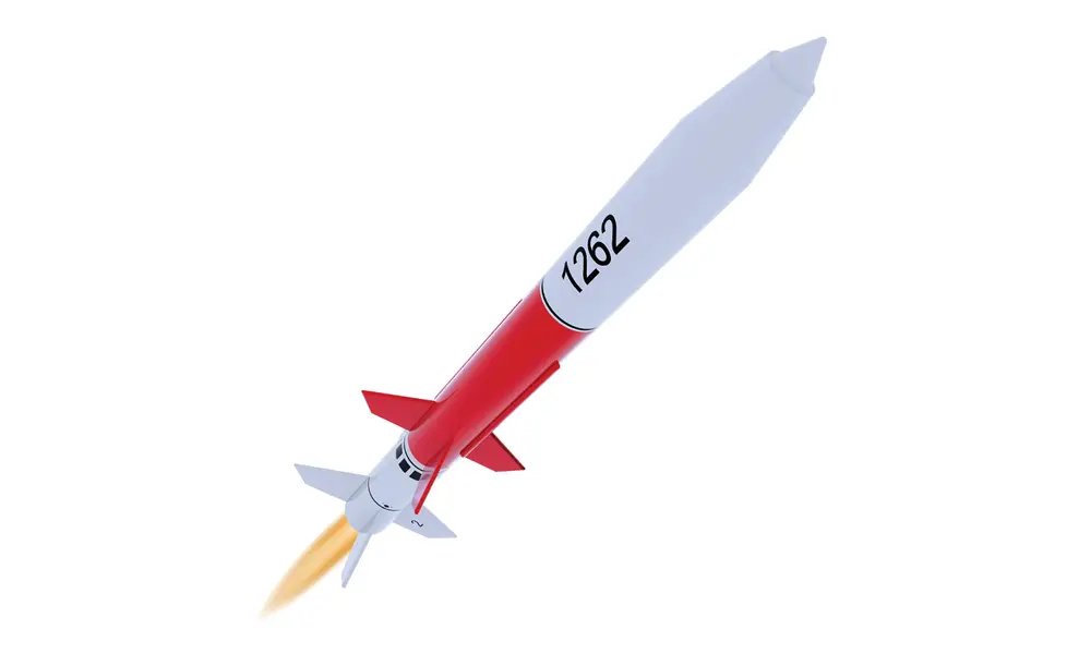 Estes Red Nova Novam model rocket kit -skill level 2 C-D-engines, 3 image model rocketry