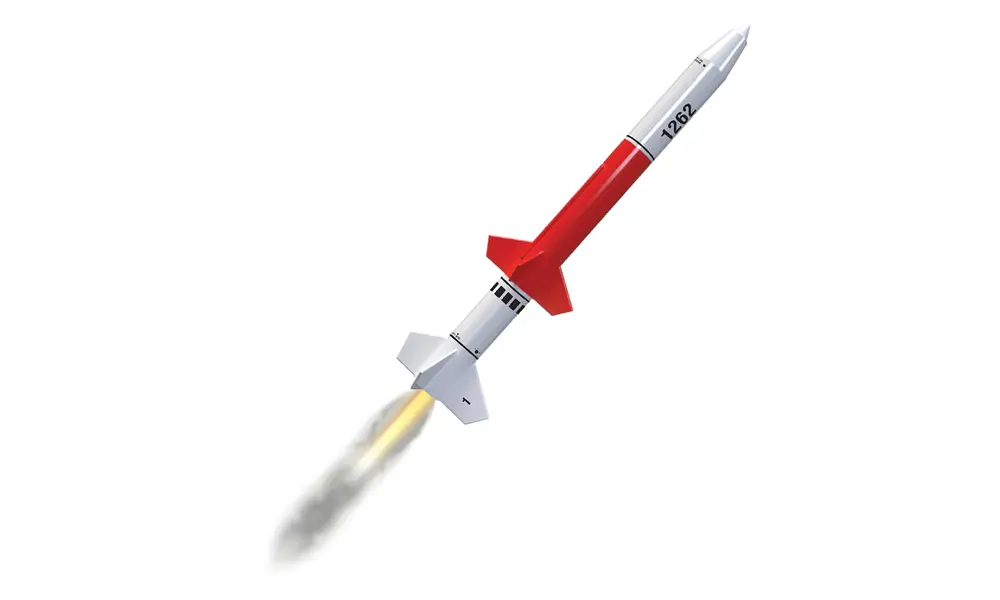 Estes Red Nova Novam model rocket kit -skill level 2 C-D-engines, 4 image model rocketry