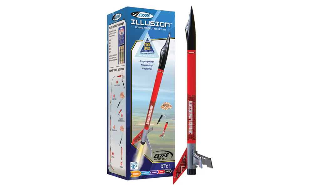 Illusion Estes rocket 7299 model rocketry
