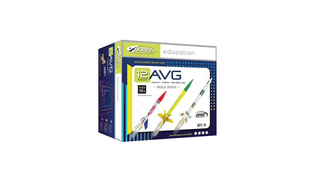 AVG bulk pack (12 rockets) Estes model rocket kits model rocketry
