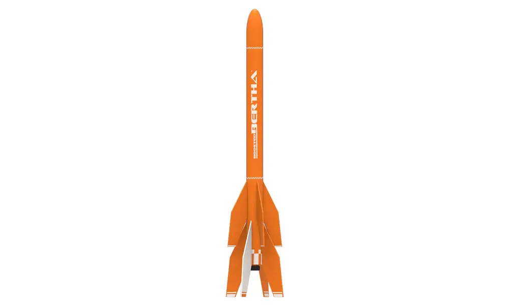 Boosted Bertha - two stage Estes model rocket, 2 image