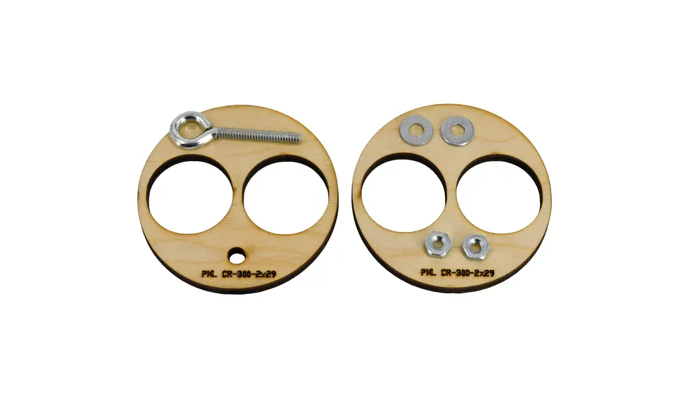 3" (76mm) centering rings 3x 29mm tube holes [CLONE]