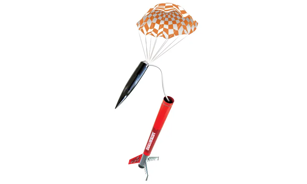 Illusion Estes rocket 7299, 3 image model rocketry