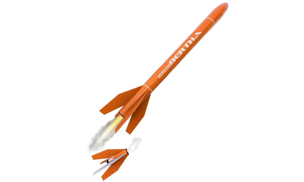 Boosted Bertha - two stage Estes model rocket, 7 image
