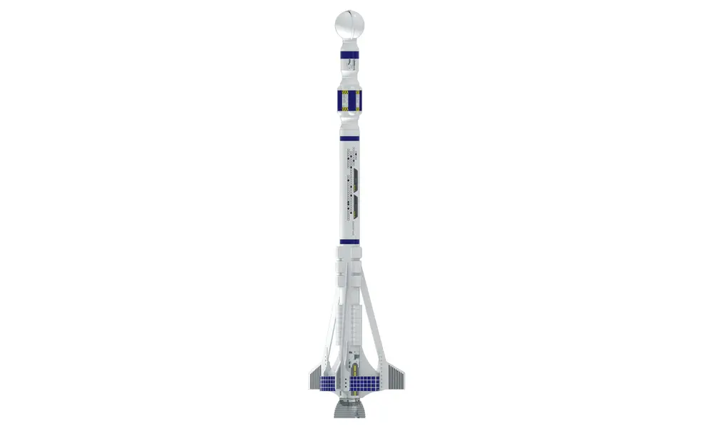 Destination Mars Estes Mars Longship raketmodellbyggsats, 3 image model rocketry