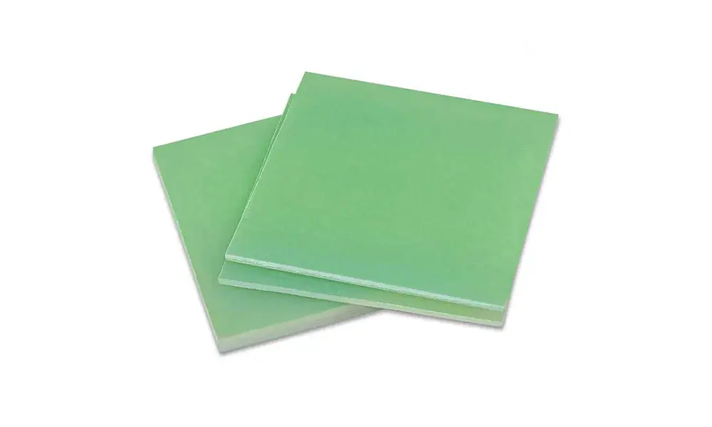 0,5 mm d'épaisseur - Feuille de fibre de verre 100 x 100 mm G10 FR4 Plaque époxy vert clair 3240 Panneau de résine époxy FR-4 Fibre de verre (lot de 2) [CLONE]