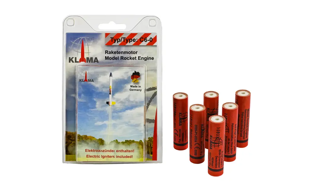 Silnik rakietowy C6-0 Six Pack 18mm Klima model
