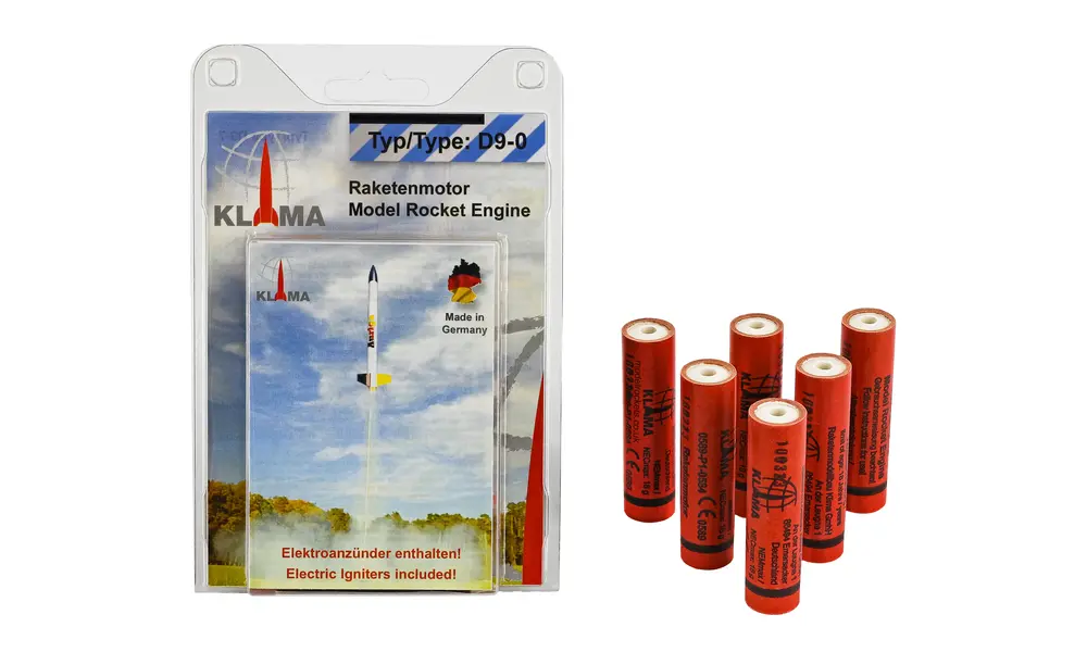 Silnik rakietowy D9-0 Six Pack 18mm Klima model
